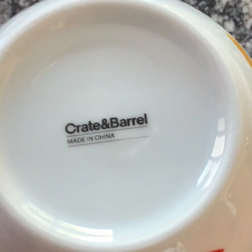 Crate&Barrel Holiday Ceramic Bowls - set of 3